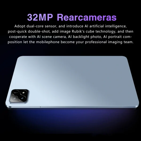 S90b98ecd0e164fc9b5c2df60239f776fv.webp 2025 NEW Original MI Pad 8S Pro Tablet 11inch Snapdrago 8gen2 HD 4K Android 14 16GB+1T 10000mAh 5G Dual SIM WiFi GPS Tablet PC