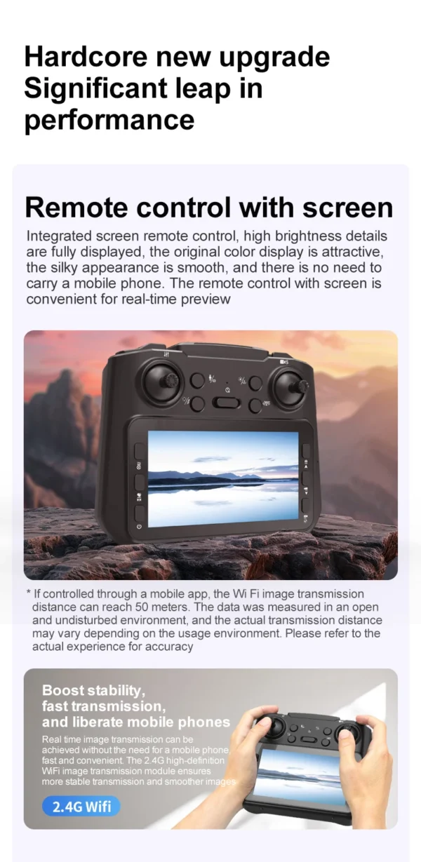 S957afe3c073f4279ab85d75935e13d1c6.webp New type of drone, aerial photography without screen control, dual-camera optical flow, intelligent positioning