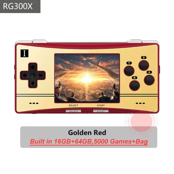 S95f6c3a3f95a4d9f93917ef65af857d12.webp New Anbernic RG300X Retro Portable Game Console Min Video Game Player For Games Support HD Out Built In 5000 Games Kids Gift
