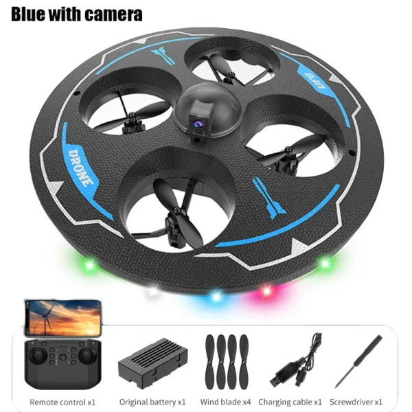 S965ade14ea234196816c04097b594274q.webp Drone with Camera Foam UAV Ufo Intelligent Obstacle Avoidance Aerial Aircraft Mini RC Helicopter Dron Toys for Kids Christmas