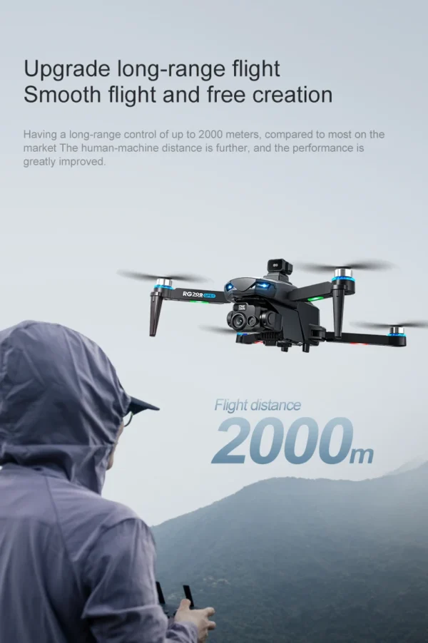 Drone Professional GPS 8K HD Dual Camera RC Drones with Screen 5G WIFI Image Transmission FPV Aerial UAV Obstacle Avoidance Dron