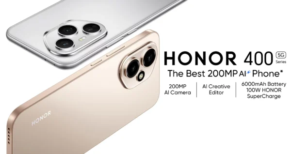 S9c6486c311c54ceaa3ee1a709e4f5c033.webp Original HONOR 400 Global Version 5G Smartphone 6.55" 120Hz AMOLED Display Snapdragon 7 Gen 3 200MP 6000mAh 80W SuperCharge NFC