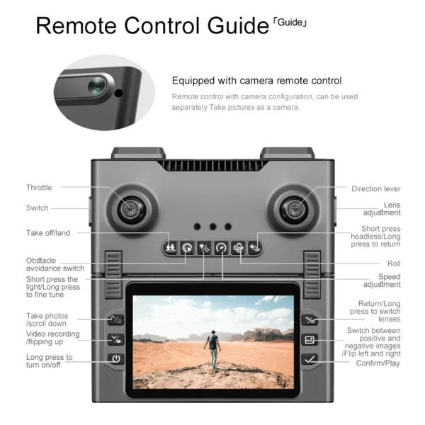S9f934ccf4a1941d980c11e5cafbbcf8ay.webp 2025 New Drone with Flodable Screen Control Dual ESC 4K HD Camera 30mins Flight 5G Wifi GPS Return Optical Flow Brushless RC Toy