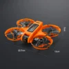 Sa28105be92584927bacc9c155b77d6e9N.webp S156 Dual-Camera All-Around Drone with Large Screen Control, 4.5-inch Display, Smart Obstacle Avoidance, Full-Enclosure Design,
