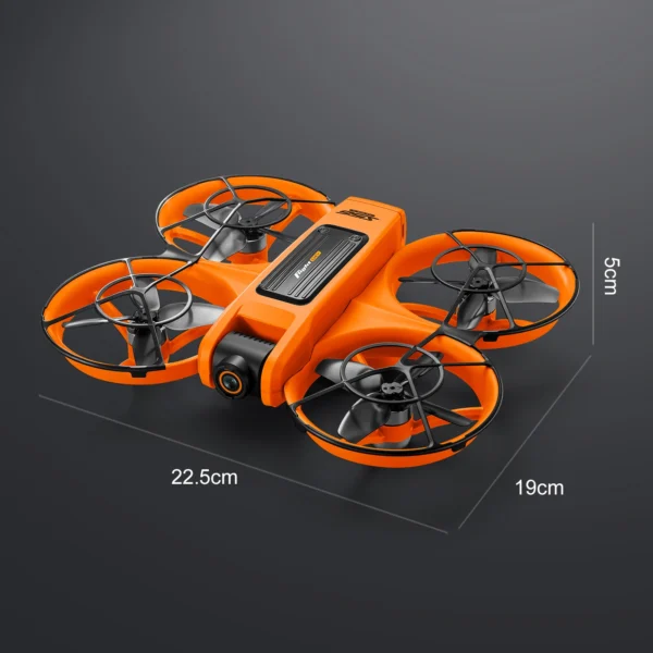Sa28105be92584927bacc9c155b77d6e9N.webp S156 Dual-Camera All-Around Drone with Large Screen Control, 4.5-inch Display, Smart Obstacle Avoidance, Full-Enclosure Design,