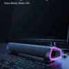 4D Computer Speaker Bar Stereo Sound Subwoofer Bluetooth Speaker For Macbook Laptop Notebook PC Music Player Wired Loudspeaker