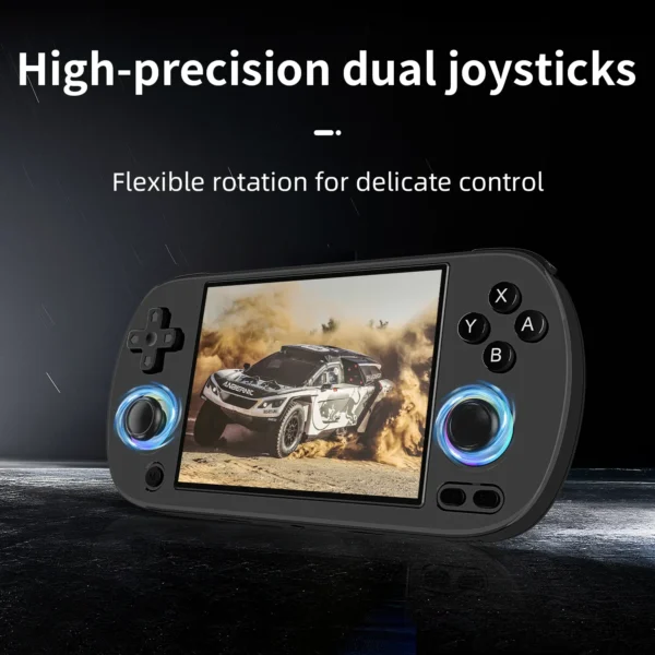 Sa7fae4102cc5445296c3f90f5c594cadG.webp ANBERNIC RG40XX H Handheld Game Console 4'' Screen Linux System Joystick RGB Lighting Effect RG40XXH Video Player Trimui Console