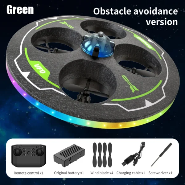 Sa8555aeabf32406c80f96a5c728c0f71l.webp Drone with Camera Foam UAV Ufo Intelligent Obstacle Avoidance Aerial Aircraft Mini RC Helicopter Dron Toys for Kids Christmas