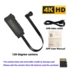 Sab06a572b0d7497d97aee5a850c9bb0d0.webp 4KHD mini WiFi camera with remote viewing, mobile detection and other functions, home DIY nanny style wireless HD camera