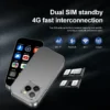 Sb0e04743d04e45059ce65758e8571b74u.webp 2025 New SERVO KING8000 Mini Smartphone Android 4G LTE Global GPS 3" Display 5MP Camera WIFI Small Mobile Phones 2000mAh Battery