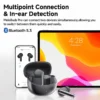 QCY MeloBuds Pro Adaptive Hybrid Active Noise Cancelling Wireless Earbuds 46dB Bluetooth 5.3 LDAC Hi-Res Audio 34H Earphones