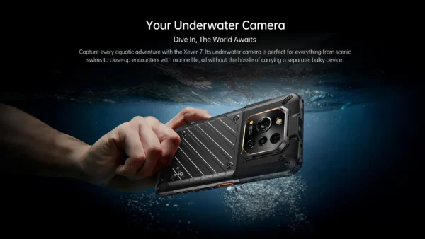 RugOne Xever 7 5G Rugged Phone Android 15 Smartphone 512GB ROM 12+12GB RAM 6.67" 120Hz AMOLED NFC 5500mAh Swappable Battery