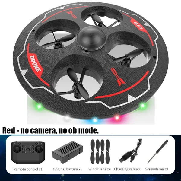 Sba024d69df0945ffad21c70017d46edf6.webp Drone with Camera Foam UAV Ufo Intelligent Obstacle Avoidance Aerial Aircraft Mini RC Helicopter Dron Toys for Kids Christmas
