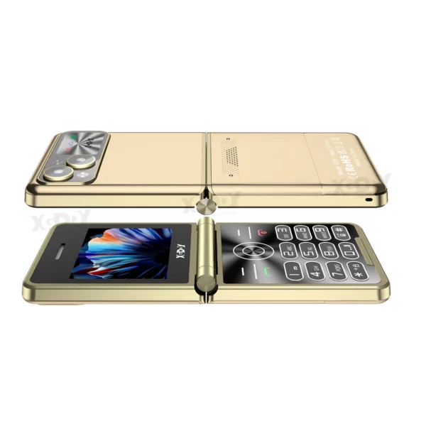2025 XGODY S200,Mini Flip phone 2.4 inch Smartphone Dual SIM 2G Foldable Cellphones Original Mobile Phones Portable Large Button