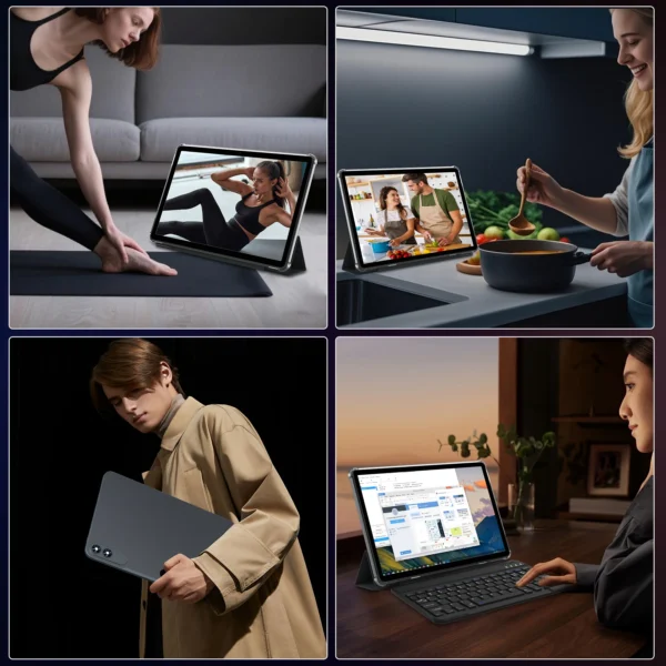 Sbb61b7d7a2a64156a65cea2e2dc8fd08X.webp TABWEE T60 PRO Android 15 Tablet with Keyboard - 13.4" 8GB + 256GB (2TB TF), Unisoc T7280, 10000mAh, 16MP+8MP, With Mouse, Pen