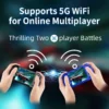 Sc05da64ff1134782a651e49c80a4f702W.webp ANBERNIC RG40XX H Handheld Game Console 4'' Screen Linux System Joystick RGB Lighting Effect RG40XXH Video Player Trimui Console