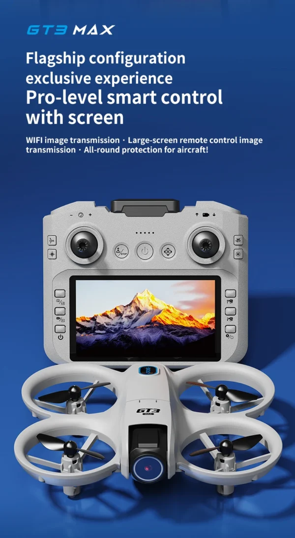 Sc1d893c6d2834f80b0915479a57e3facL.webp 2026 GT3/GT3 MAX Drone 8K HD Remote Control Headless Mode Helicopter 360° Flip Quadcopter Toys Mini Drone Fors Kid Toy Gifts