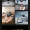 Drone Professional GPS 8K HD Dual Camera RC Drones with Screen 5G WIFI Image Transmission FPV Aerial UAV Obstacle Avoidance Dron