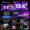 Sc4fe07417ce3430988c107c456741269r.webp TABWEE T60 PRO Android 15 Tablet with Keyboard - 13.4" 8GB + 256GB (2TB TF), Unisoc T7280, 10000mAh, 16MP+8MP, With Mouse, Pen