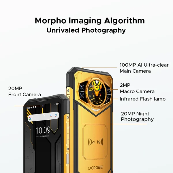 Sc549ee37c80841d3bc3ed03b685ea0f05.webp World Premiere DOOGEE S200 X 5G Rugged Phone 12+512GB Smartphone 6.72” FHD+120Hz IPS screen Dimensity 7050 10100mAh battery 33W