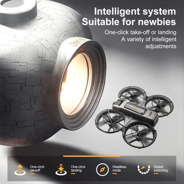 Sc7a11285d1934253a9dd1550d3caa6a0j.webp S156 Dual-Camera All-Around Drone with Large Screen Control, 4.5-inch Display, Smart Obstacle Avoidance, Full-Enclosure Design,