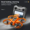 Sc7b74c288ad04e0c967ecd83498d69bfX.webp S156 Dual-Camera All-Around Drone with Large Screen Control, 4.5-inch Display, Smart Obstacle Avoidance, Full-Enclosure Design,