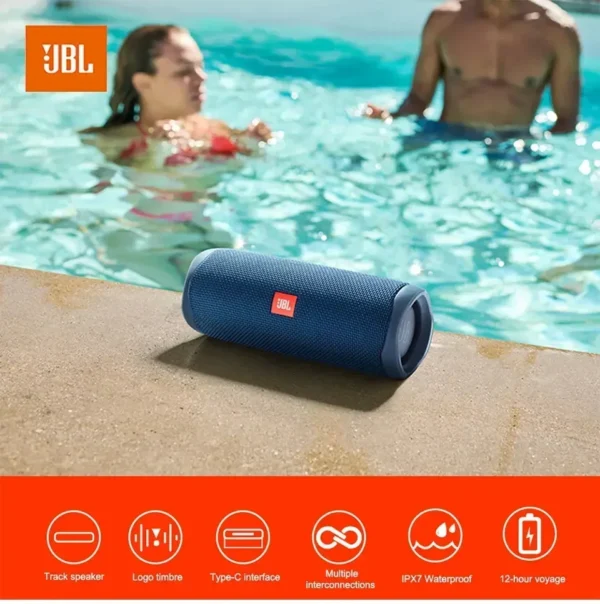 JBL Flip 5 Bluetooth Speaker Flip5 Mini Portable Waterproof Wireless BT Speaker Bass Stereo Music Outdoor Travel Party Speaker