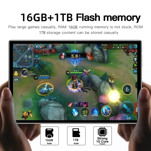 2025 NEW Pad 15 Pro Tablet Android 14 22GB+2TB 20000mAh Snapdragon 888 Original Tablets PC 5G Dual SIM Card WIFI HD 4K Mi Tab
