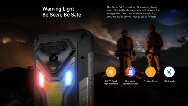 Scf0cc36c770e4b32897998f320ed0b04s.webp 【World Premiere】Ulefone Armor 34 5G AI Rugged Phone 25500mAh Up to 32GB+512GB 120Hz 6.95" NFC Android 15 Smartphon