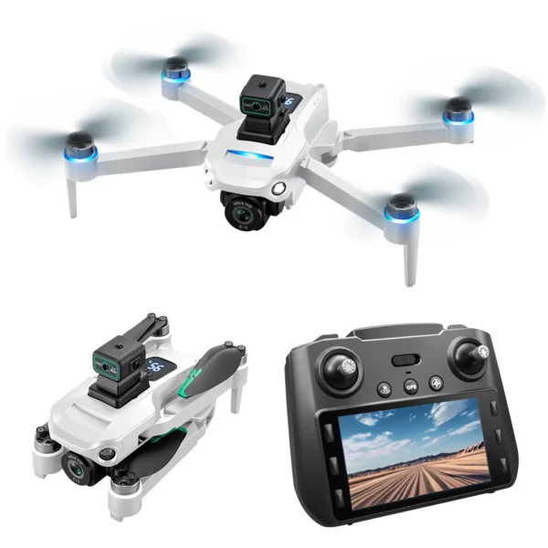 Sd260ed462ec8491c9fa05c1df0fa8319G.webp Drone Dual Camera APP Control LCD Display Remote Control Intelligent Obstacle Avoidance WIFI 5G RC Quadcopter