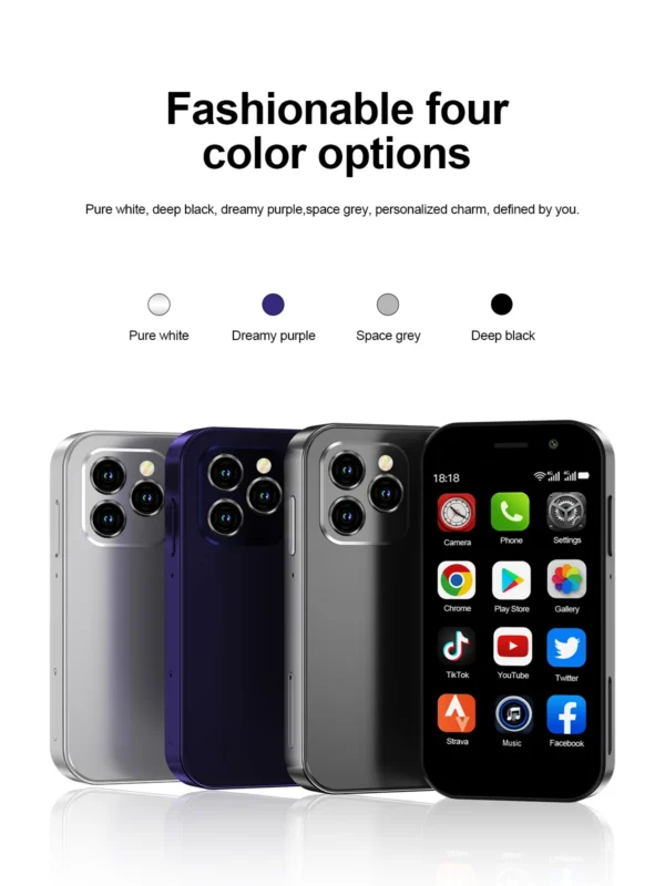 Sd3141eebb88540f9813d1704cc2f789dW.webp 2025 New SERVO KING8000 Mini Smartphone Android 4G LTE Global GPS 3" Display 5MP Camera WIFI Small Mobile Phones 2000mAh Battery