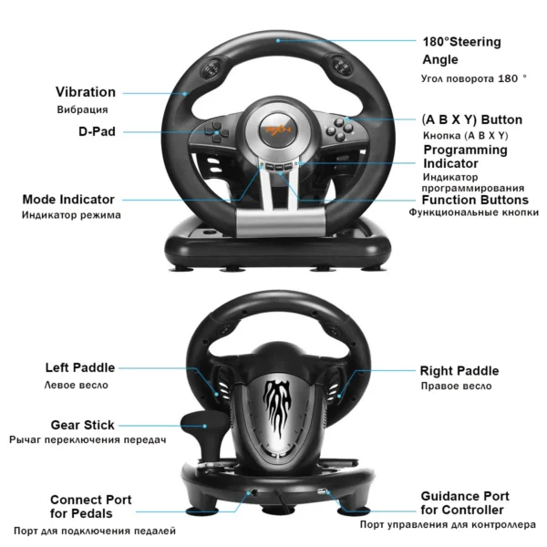 Sd34d50dffbac42b9b7397066f4ae26d5Q.webp PXN V3 Pro Gaming Racing Wheel Volante PC Steering Wheel Racing Game 180° for PC Windows/PS3/PS4/Switch/Xbox One/Xbox Series X/S