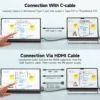 Sd813ee5a38884a94a63ba9f4259de8e0s.webp UPERFECT 15.6 Inch Touch Portable Monitor Gaming 1920*1080P 300cd/m2 Extended Pc Display For TV Laptop Second Screen XBox PS4/ 5