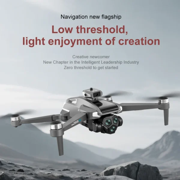 Sda194745fba44f01bbc2b9a7995a4b614.webp 2025 New M66 Drone HD Folding Remote Control With Camera And Screen 5G FPV Camera Quadcopter Brushless Motor RC Quadcopter