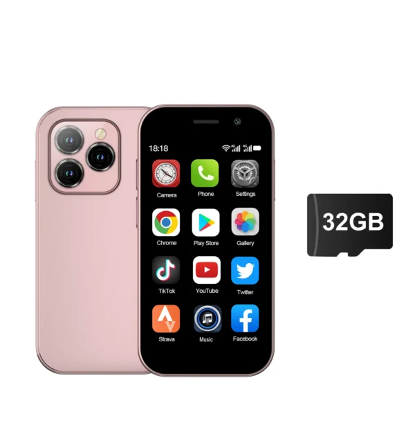 Sddcd94f445ff4d28b716532fc780718cr.webp 2025 New SERVO KING8000 Mini Smartphone Android 4G LTE Global GPS 3" Display 5MP Camera WIFI Small Mobile Phones 2000mAh Battery