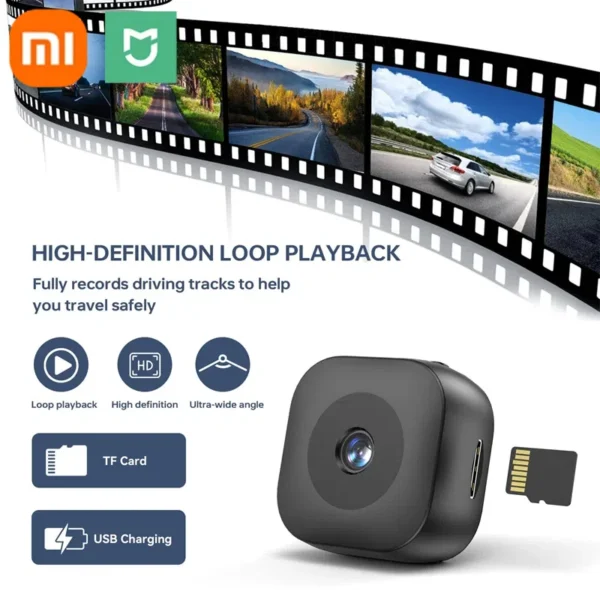 Se1b6325b93a1421b88fc5ce48de2d730I.webp Xiaomi Mini 4K HD Camera WiFi Wireless Monitoring Security Protection Remote Monitor Camcorders Video Surveillance Smart Home