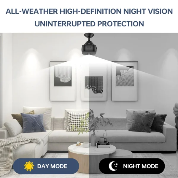 Se618ce8ff5cd498e81eb06451365a9252.webp Xiaomi Mini 4K HD Camera WiFi Wireless Monitoring Security Protection Remote Monitor Camcorders Video Surveillance Smart Home