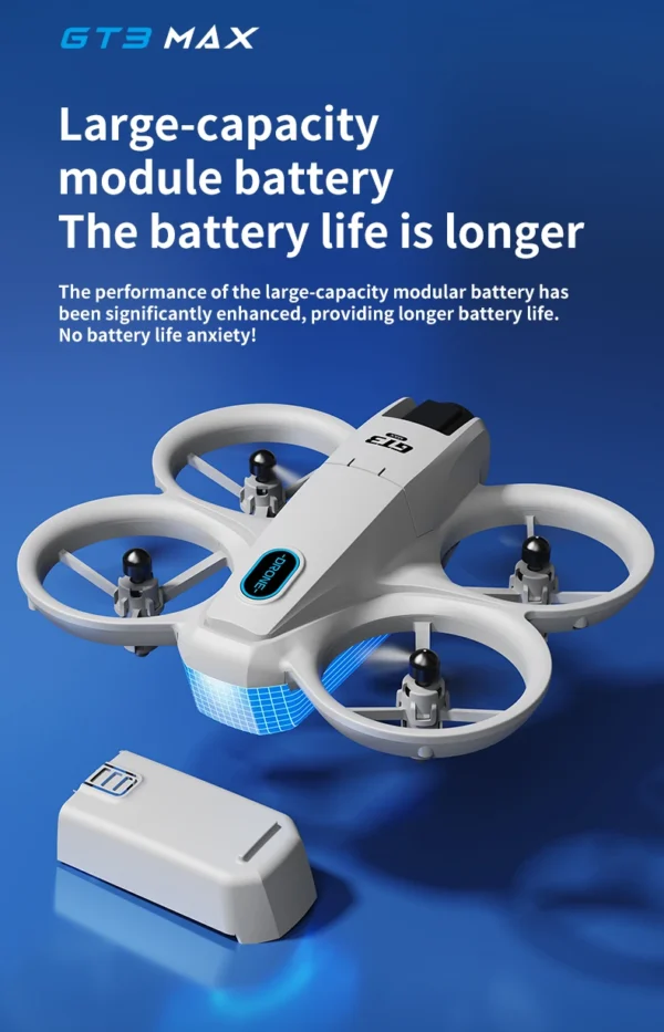 Se70dd7438fb643bebe7969976bdb15e5X.webp 2026 GT3/GT3 MAX Drone 8K HD Remote Control Headless Mode Helicopter 360° Flip Quadcopter Toys Mini Drone Fors Kid Toy Gifts