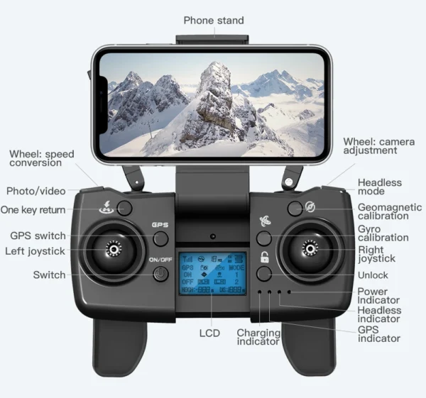 Drone L900 Pro 4K Professional 5G GPS HD Dual Camera Photography Brushless Foldable Quadcopter RC Distance 1.2KM Drones Toys