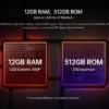RugOne Xever 7 5G Rugged Phone Android 15 Smartphone 512GB ROM 12+12GB RAM 6.67" 120Hz AMOLED NFC 5500mAh Swappable Battery