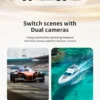 Sebdfa3cb9f72459a87c4bb3915b061b41.webp S161Max Drone 8K Professional Dual Camera Brushless Motor Optical Flow Hovering Folding Quadcopter S161 Max 4K RC Dron Toys