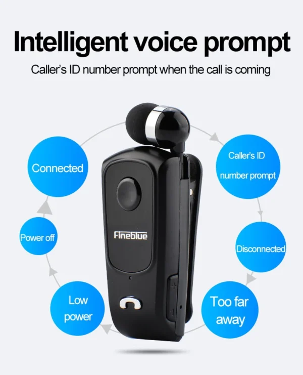 Sf0be23fb0c7c428ca9b70bd28a417165O.webp Fineblue F920 Wireless Earphone Bluetooth Headset Ears in Lotus with Wire Clip Earphones Handsfree Earbuds Retractable Headphone