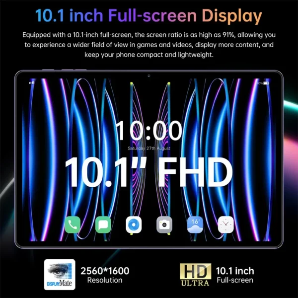 2026 NEW Pad 16 Pro 10.1HD Tablet 5G Dual Card Dual Standby Android 15 Tablets 10000mAh Cheap Tab PC For Children's Kids Gifts