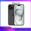 Refurborne phone Apple iPhone 15 128/GB ROM 6.1 'Original Super Retina OLED 6GB RAM Face ID Mobile Phone excellent condition