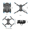 2025 NEW D5 Drones 4K HD Professional Remote Control Helicopter Plane RC Dron With Screen obstacle avoidance FPV Quadcopter Toys
