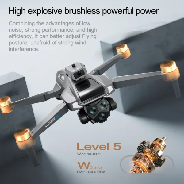 Sf69d456c3ed34e92884244ee0a31c7c5M.webp 2025 New Drone with Flodable Screen Control Dual ESC 4K HD Camera 30mins Flight 5G Wifi GPS Return Optical Flow Brushless RC Toy