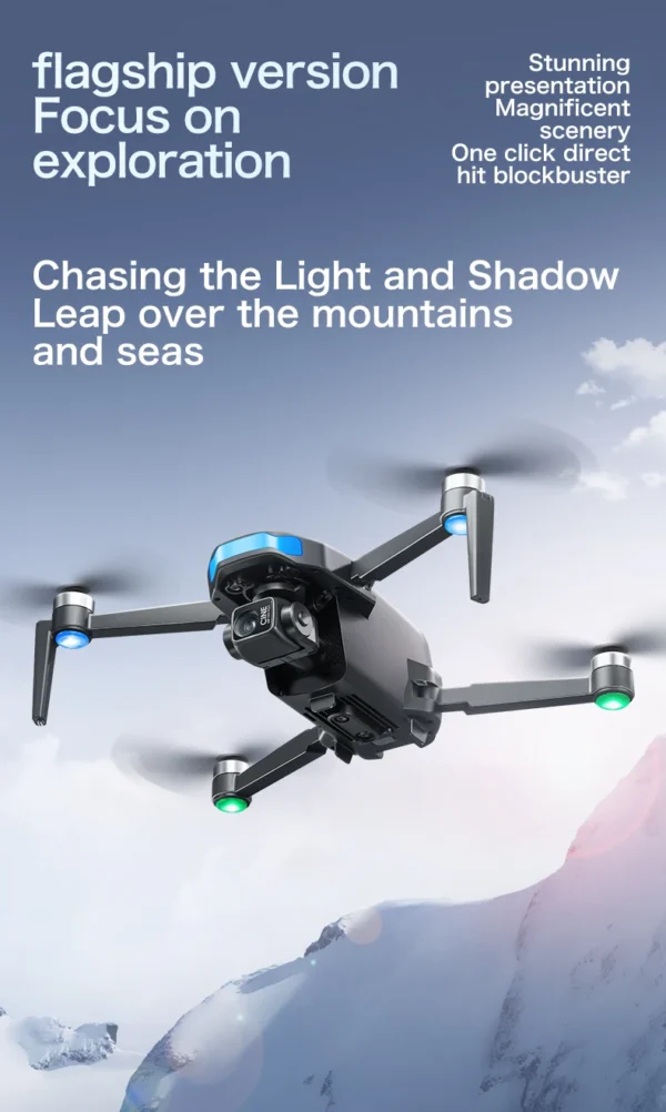 New S-X1 MAX GPS Drone Professional 4K Camera 3-axis gimbal Aerial FPV Brushless with Large Screen Remote Control Folding Dron