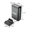 600W Gan Fast Charge 3.0 USB Type C Charger 8-Port 5C3A PD Mobile Tablet Fast Charger for Phone Convenient Carry
