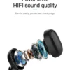 Original A6S TWS Headset Wireless Earphones Bluetooth Headphones Sport Stereo Fone Bluetooth Earbuds for Xiaomi Huawei iPhone