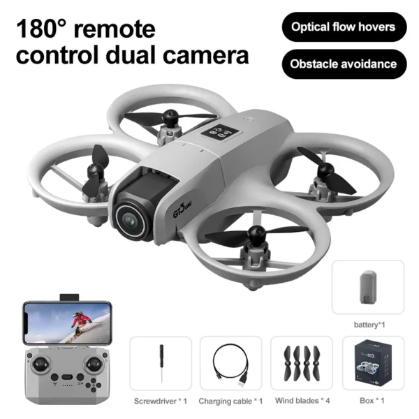 Sfb10b01e9dca40969e0fe3dcd80481f80.webp 2026 GT3/GT3 MAX Drone 8K HD Remote Control Headless Mode Helicopter 360° Flip Quadcopter Toys Mini Drone Fors Kid Toy Gifts